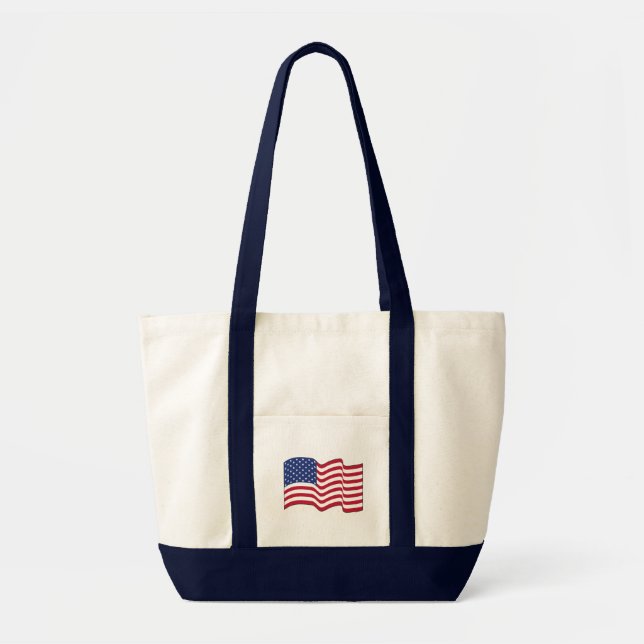 Sac à main classique drapeau américain (Devant)