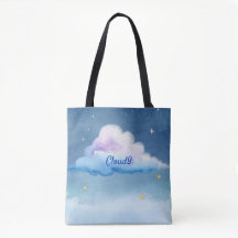 Sac à main Cloud9 Pastel Sky en aquarelle rêveuse