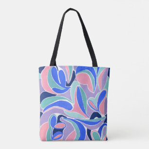 Sac à main coloré moderne en peinture abstraite