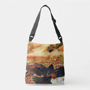 Sac à main crossbody d'ailes uniques de Raven