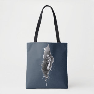 Sac à main Dark Art Tiger Ink Wash