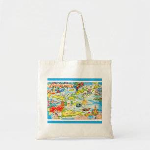 Sac à main de carte colorée des îles Vierges