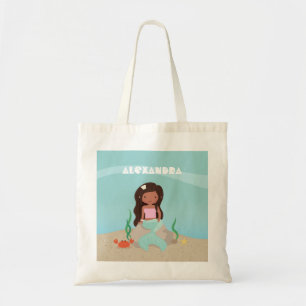 Sac à main de fille sirène afro-américaine mignonn