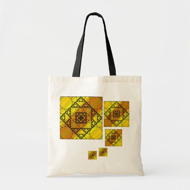 Sac à main de géométrie fractale (Devant)