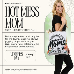 Sac à main de la fête des mères Hot Mess Mom