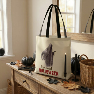 Sac à main de marché d'automne Halloween fantôme h