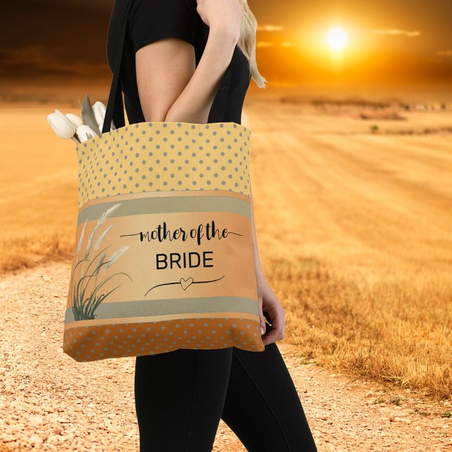 Sac à main de mariage en herbe de Pampas en terre  (Créateur téléchargé)