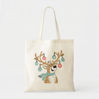 Sac à main de Noël avec bois de renne mignon