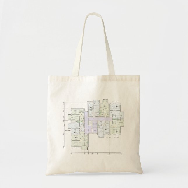 Sac à main de plan architectural (Devant)