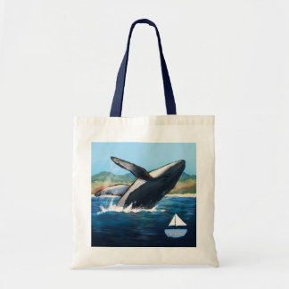 Sac à main de scène de baleine à bosse