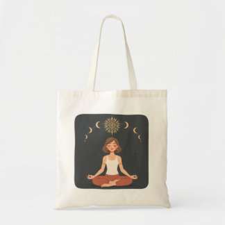 Sac à main de yoga phases lunaires cosmiques pour 
