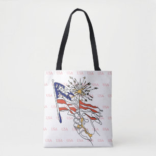 Sac à main drapeau USA