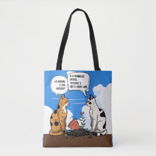 Sac à main drôle de citation de chat amateur de ch