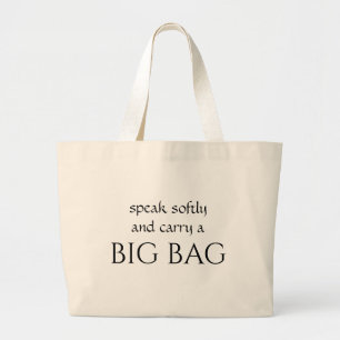 Sac à main drôle - parlez doucement et portez un G