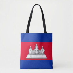 Sac à main du drapeau patriotique cambodgien