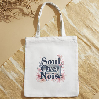 Sac à main élégant et stylé avec citation florale 