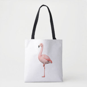 Sac à main élégant flamant rose tropical été