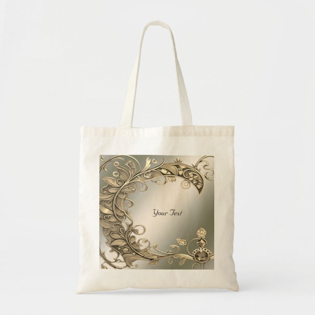 Sac à main élégant moderne doré décoratif (Devant)