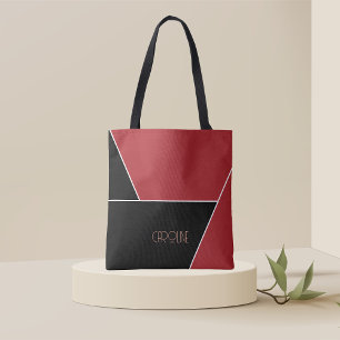 Sac à main élégant simple motif noir mignon pour f
