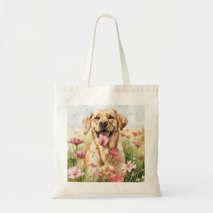 Sac à main en aquarelle Labrador Retriever