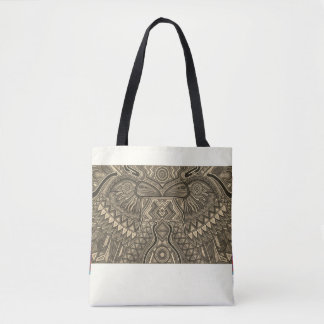 Sac à main en forme de tote avec art d'aigle triba