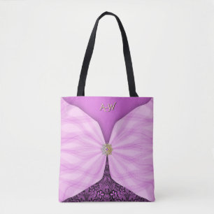 Sac à main en illusion de textile rose orchidée av