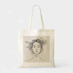 Sac à main en ligne art botanique femme   Portrait