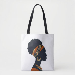 Sac à main en toile personnalisé pour la Reine Afr