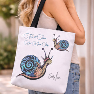 Sac à main escargot coloré Lent mais ne s'arrête j