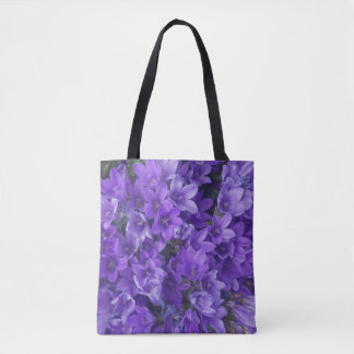 Sac à main Fleurs de Campanule Violette
