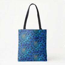 Sac à main flocon de neige bleu de Lillien