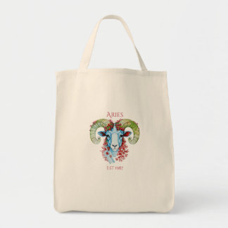 Sac à main floral personnalisé année Aries