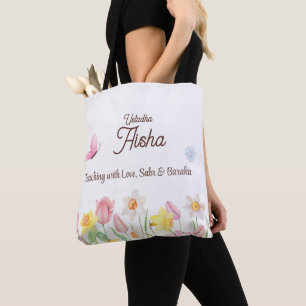 Sac à main floral personnalisé pour enseignant
