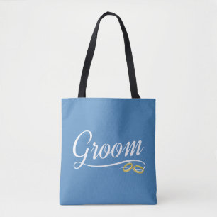 Sac à main floral simple calligraphié pour mariage
