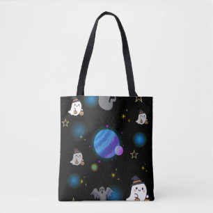 Sac à main galaxie d'Halloween mignon et effrayant