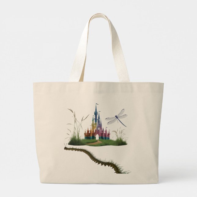 Sac à main géant Château de conte enchanté (Dos)