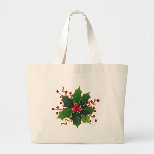 Sac à main géant de Noël Gui de Noël (Devant)