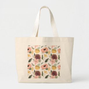 Sac à main géant Illustration de fleurs de jardin
