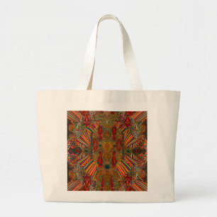 Sac à main géométrique géant – Art kaléidoscopique