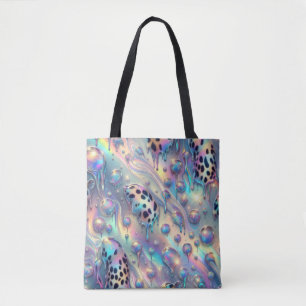 Sac à main girly et chic imprimé léopard opale