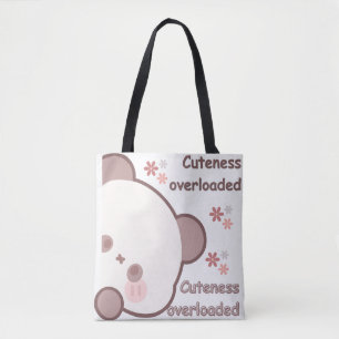 Sac à main illustré de style Kawaii adorable