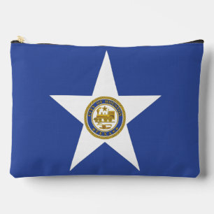 Sac à main imprimé, coupé et cousu avec le drapeau