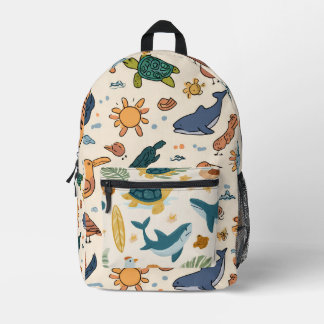 Sac à main imprimé Ocean Blue Paradise