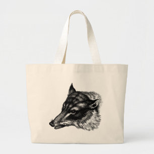 Sac à main loup antique