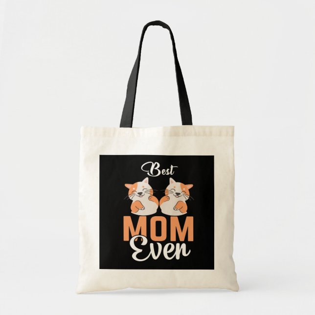 SAC À MAIN MEILLEURE MAMAN DE CHAT (Devant)