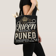 Sac à main « Mentalité de reine – Réglé pour la co
