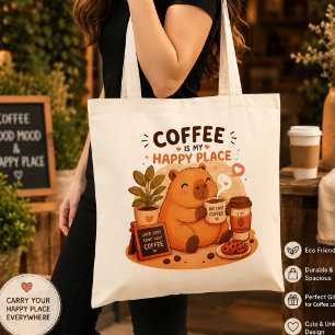 Sac à main mignon Capybara amateur de café   Le ca