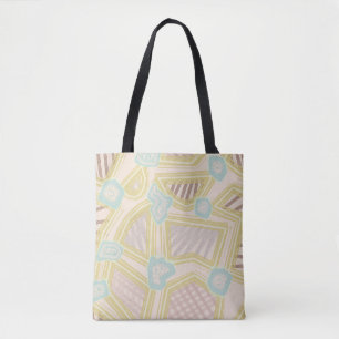 Sac à main moderne en forme de ligne pastel et for