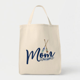 Sac à main Navy Blue Script Mom Established pour l