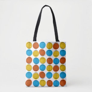 Sac à main orange tout autour du globe